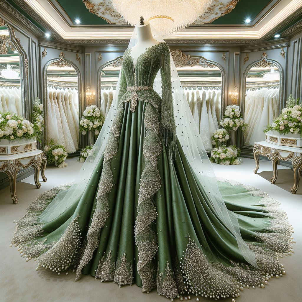 Robe de mariage manche longue