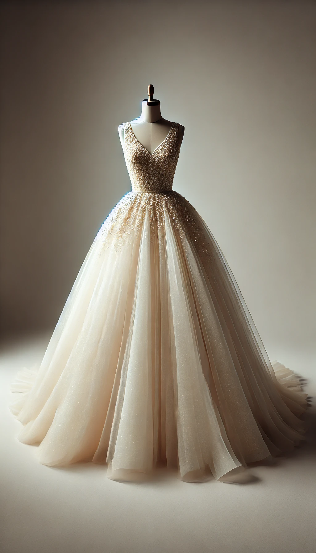 Robe de mariage sans manche