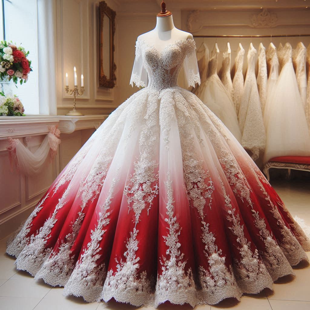 Robe princesse en dentelle